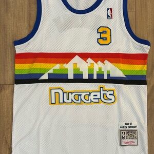 Mitchell & Ness Allen Iverson Denver Nuggets Jersey